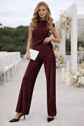 Sleeveless Top | Top and Trousers with Sequins