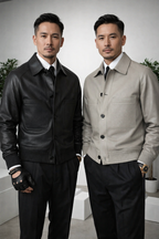 Tailored | Men's Faux Leather Jacket
