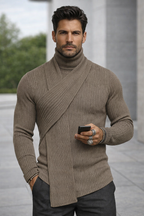 Elin | Minimal Roll Neck Top