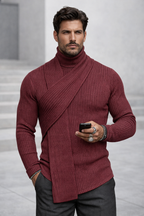 Elin | Minimal Roll Neck Top