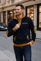 Collar | Pullover with Quarter Zip