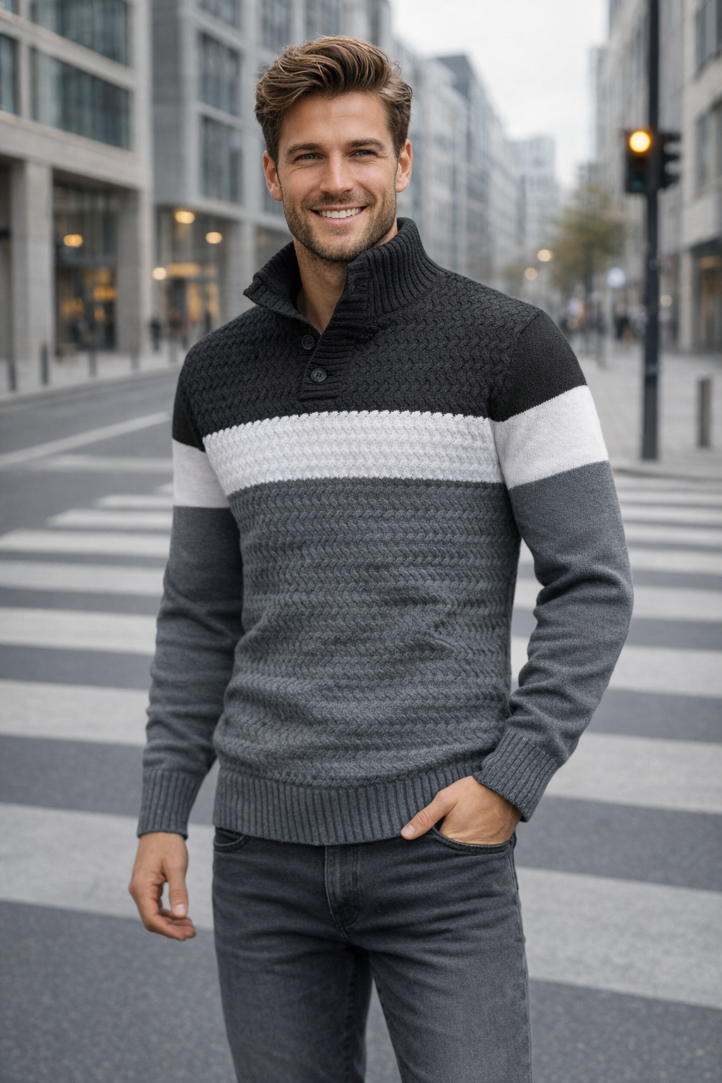 Cross & Crown | High Neck Top
