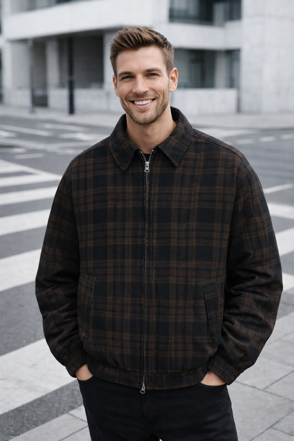 Ferdz | Retro Check Jacket