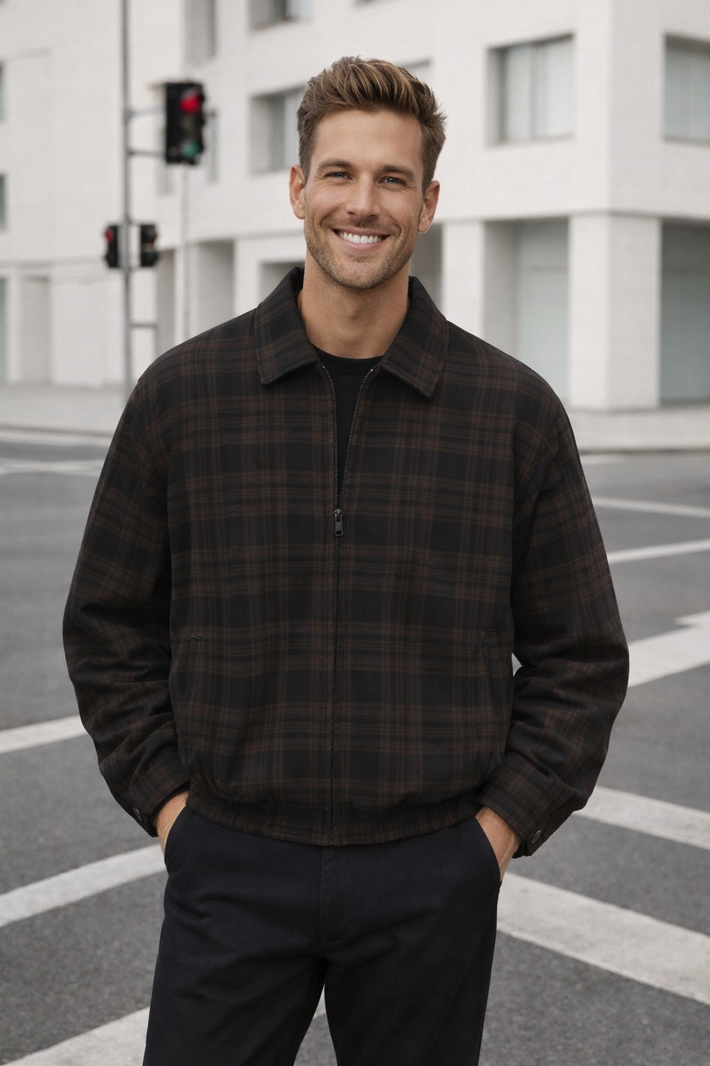Ferdz | Retro Check Jacket