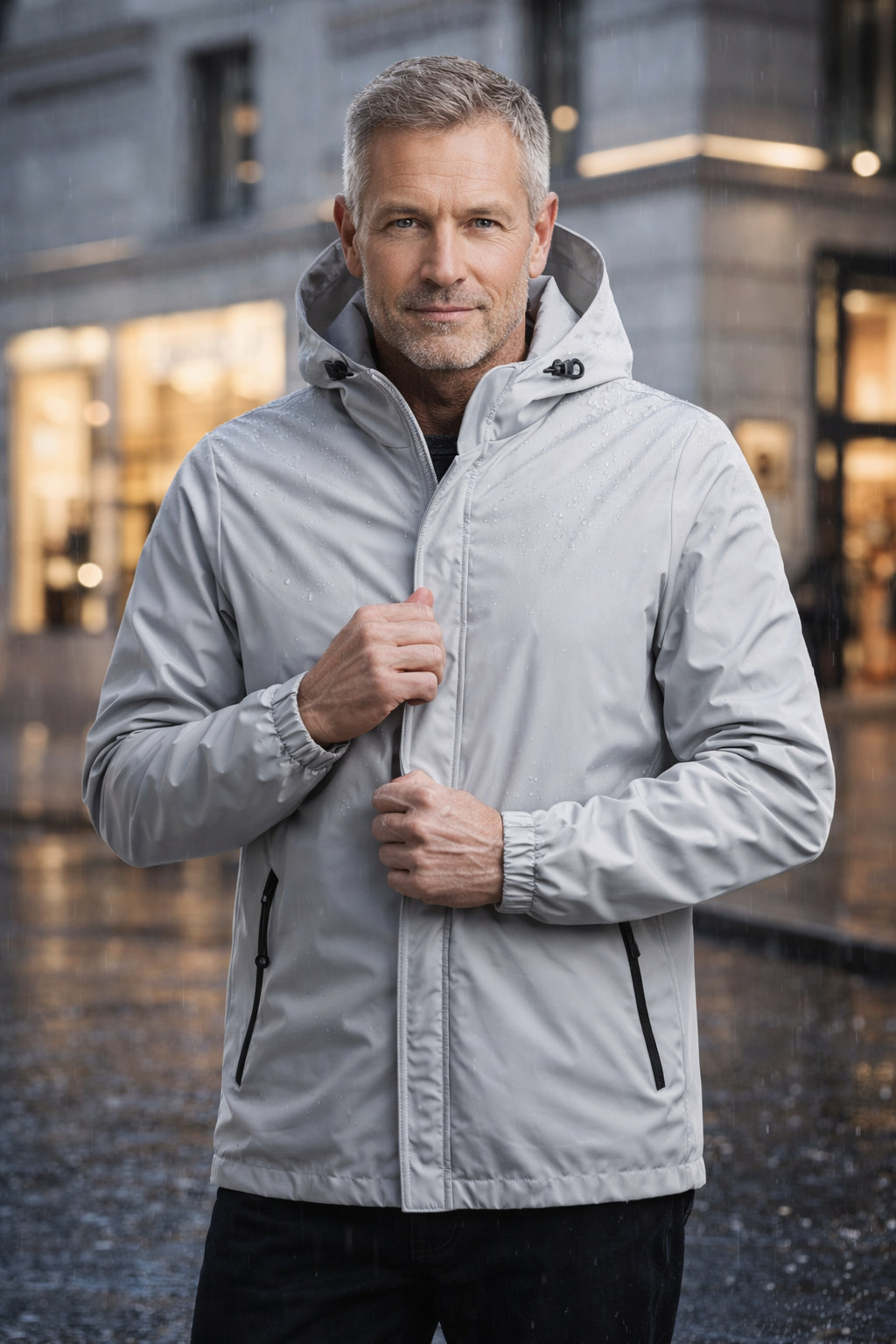 Oleg | Hooded Jacket with Long Sleeves and Zip