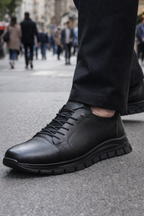Steffen | Leather Lace-Up Shoes