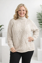Ladies' Dress Timea – Elegant V-Neck and Relaxed Fit