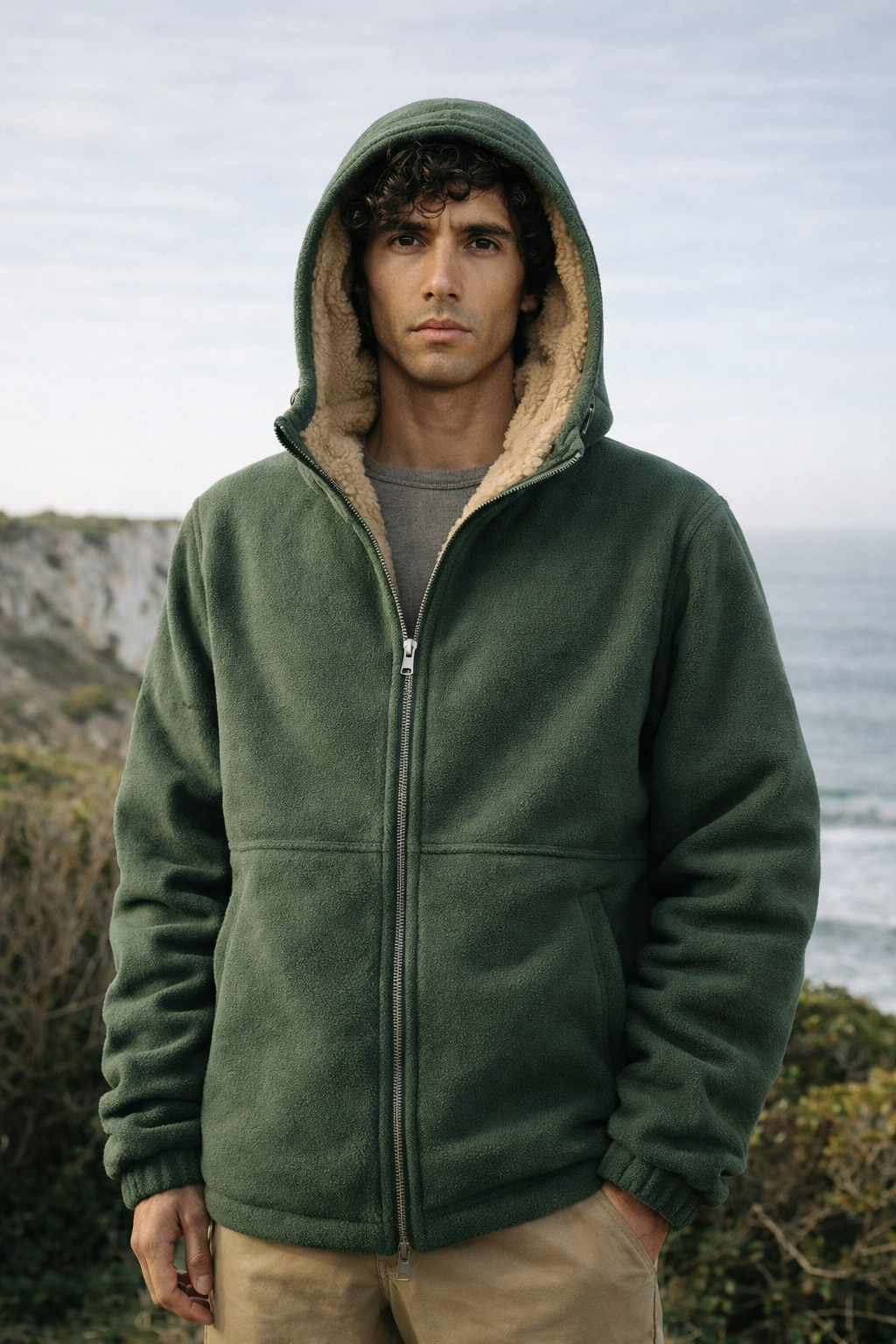 Men's Sherpa Fleece Jacket