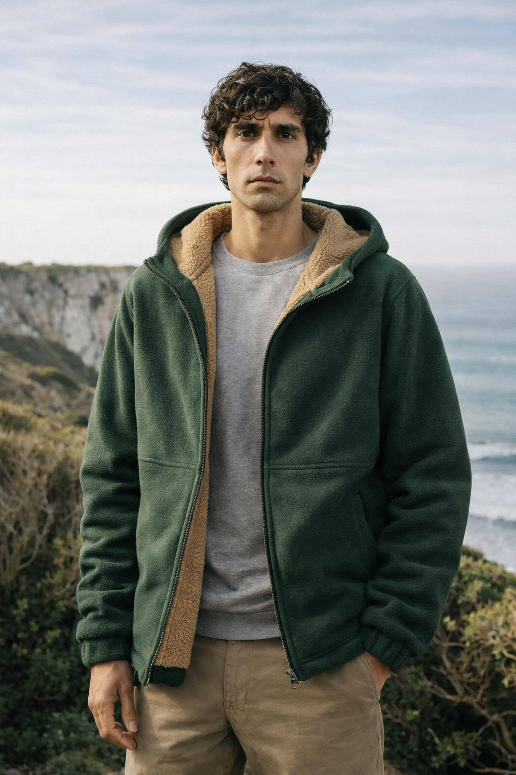 Men's Sherpa Fleece Jacket