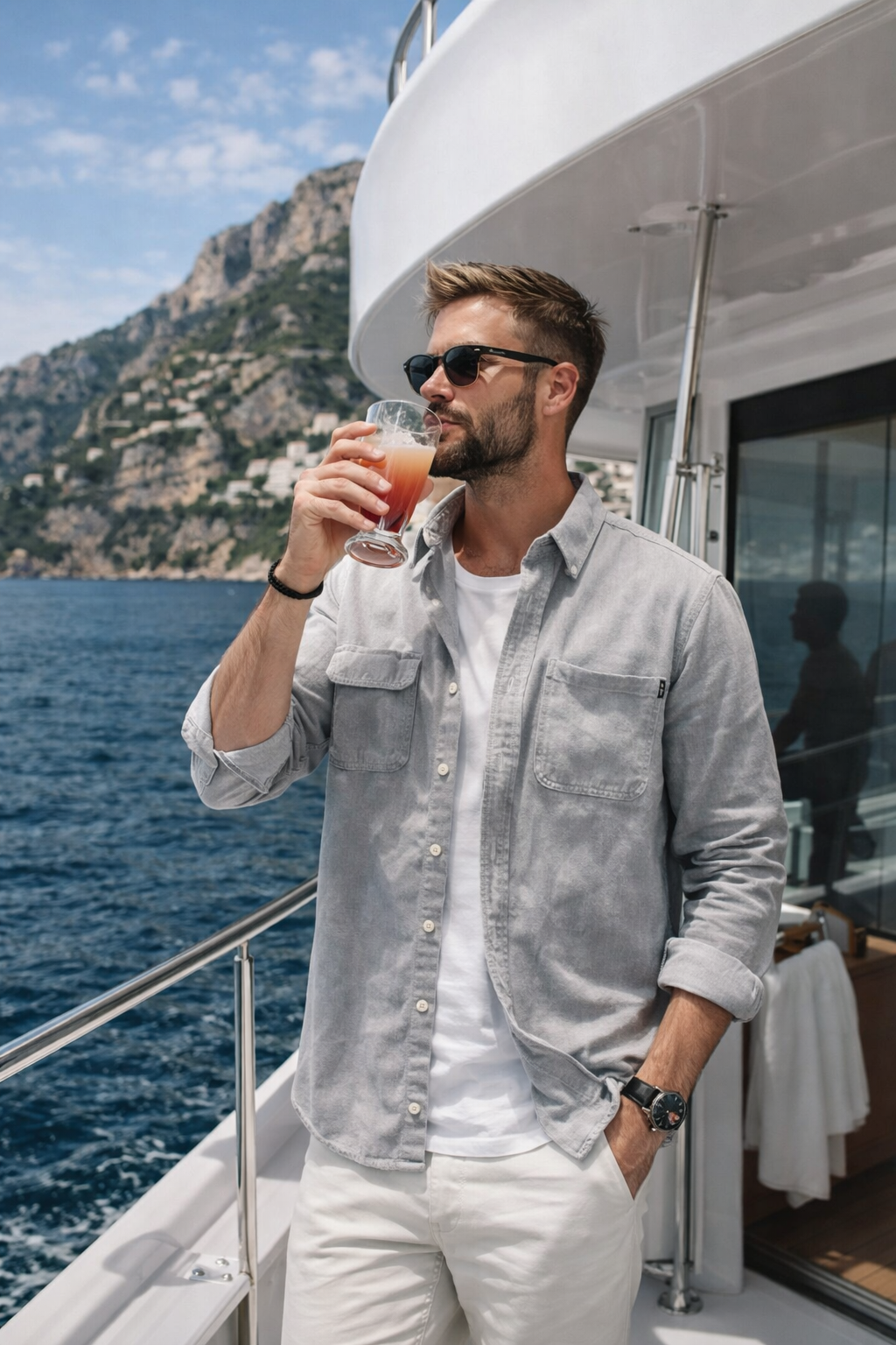 Aydin | Long-Sleeve Shirt with Pockets