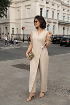 V-Neck Jumpsuit | Combination with V-Neck