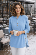 Hannah | Cord Henley Top