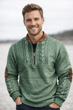 BOSSHARD | Knitted Jumper with Zip Detail