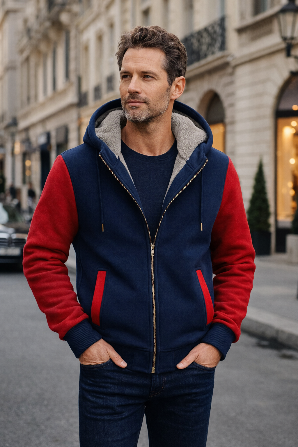 Roque - Structured Jacket with Hood and Zip