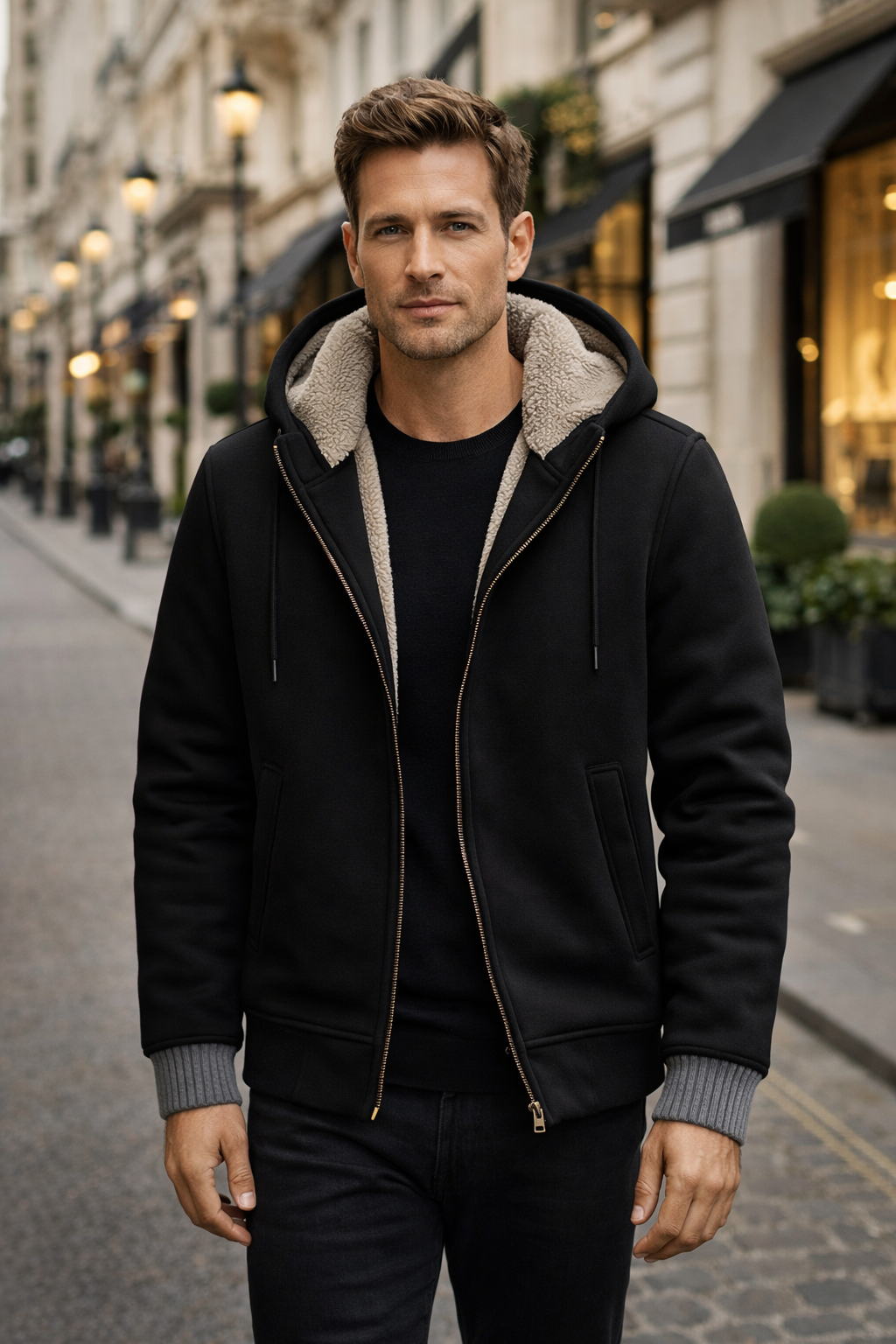 Roque - Structured Jacket with Hood and Zip