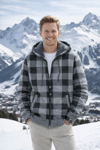Maxx | Winter Checked Hoodie Pullover