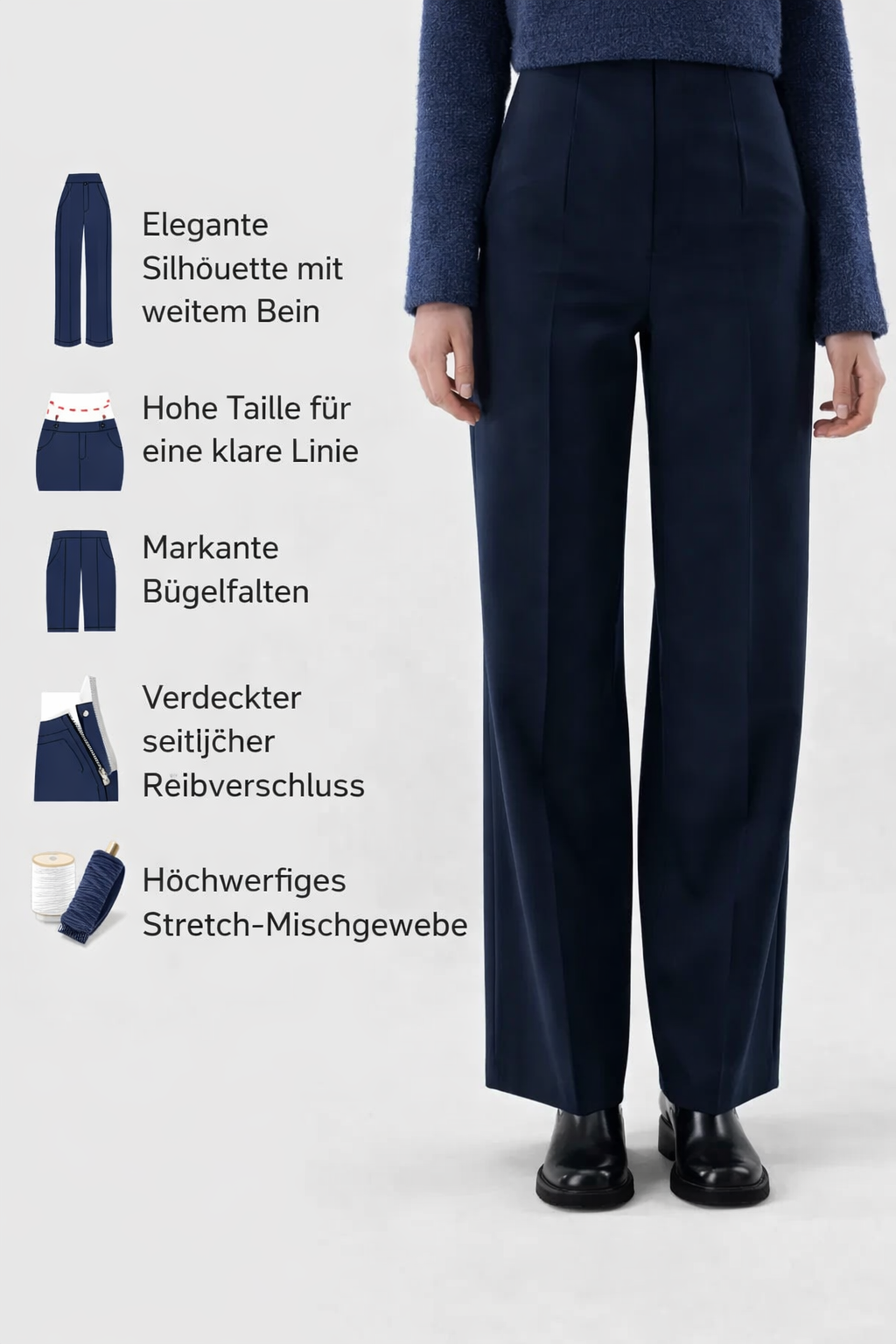 Hanah | Wide-Leg Trousers