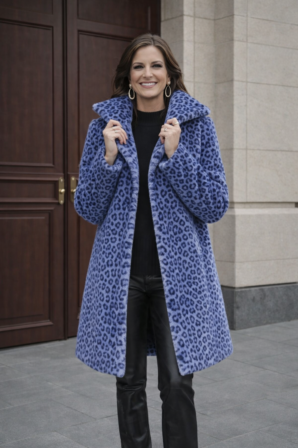 Lima | Leopard Print Midi Jacket
