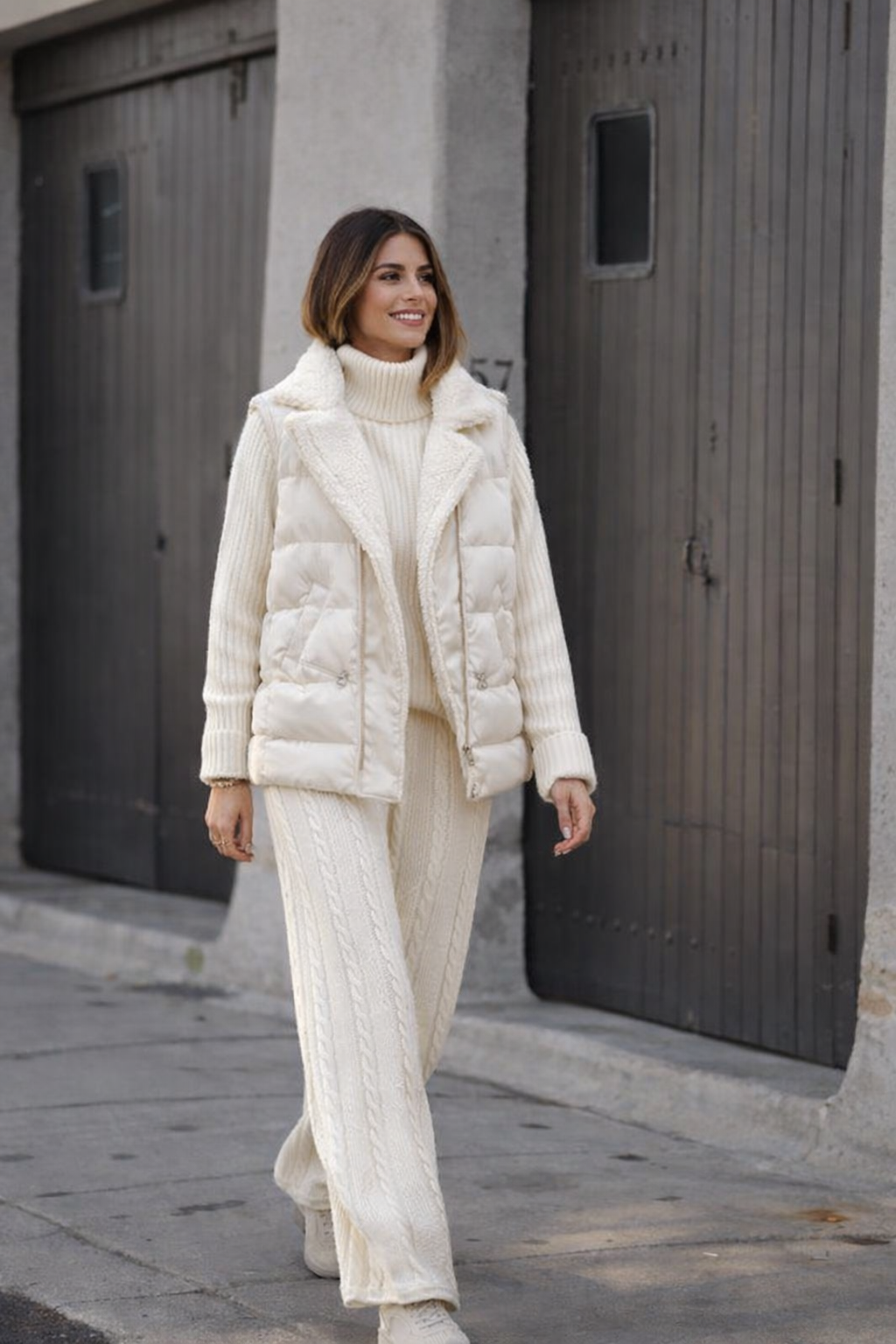 Ines | Three-Piece Women's Knit Set with Waistcoat