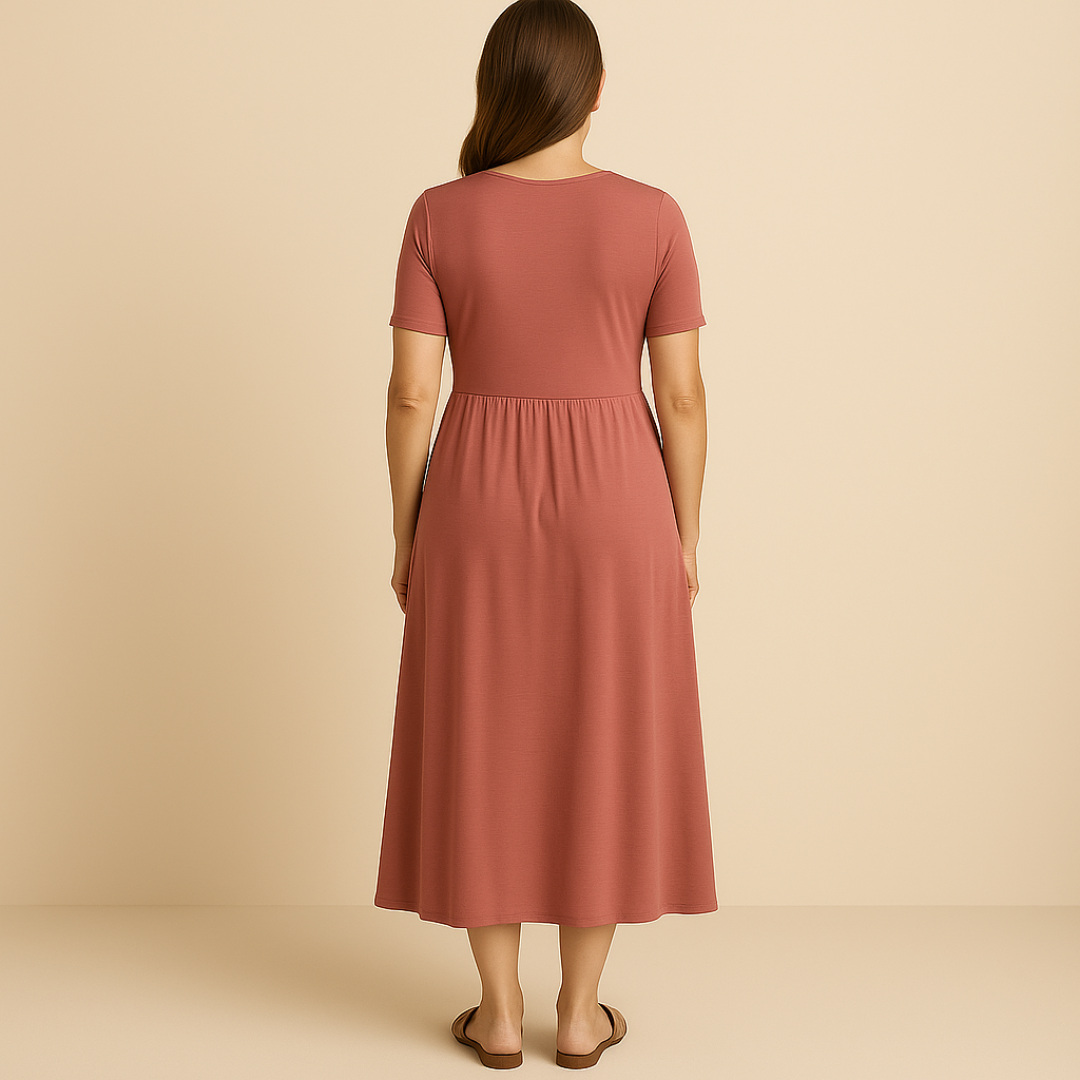Mira Short-Sleeved Dress