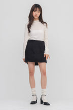Square Mary Jane Mid Heels