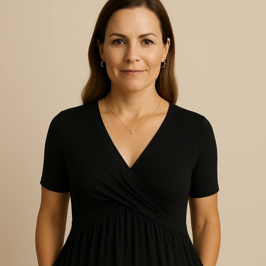Mira Short-Sleeved Dress