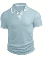 Orestis - Elegant Polo Shirt with Short Sleeves