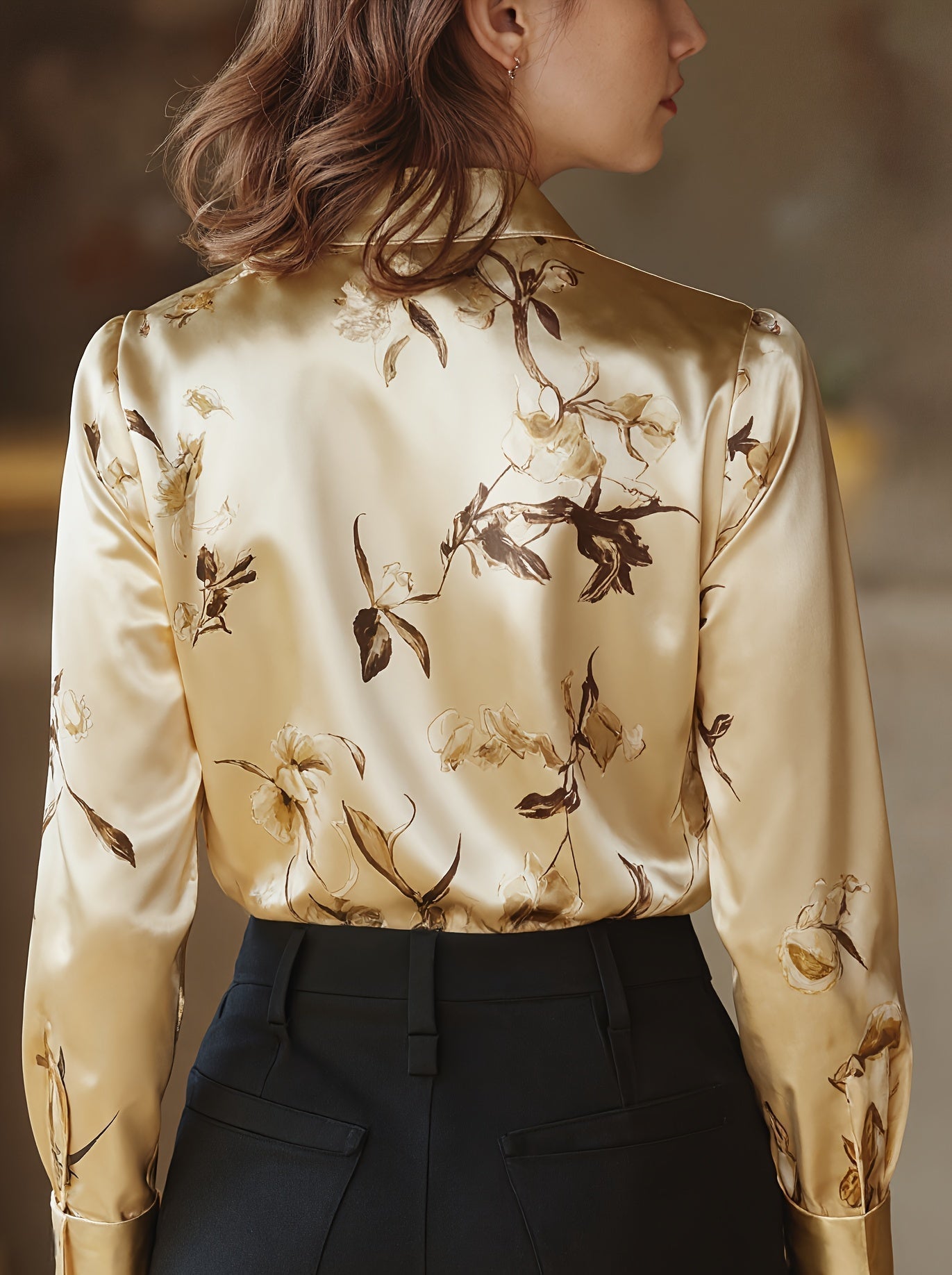 Majia | Elegant Long Sleeve Shirt with Buttons