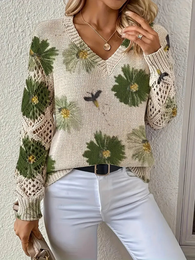Tatyana Stylish Cardigan with V-Neck