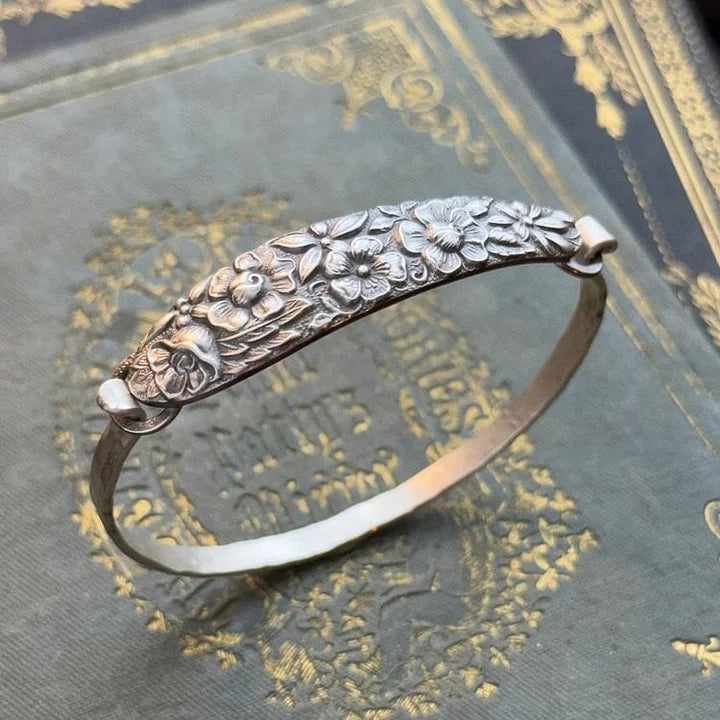 PetalCharm | Vintage Silver Bracelet