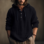 Bradley Elegant Long-Sleeve Shirt with Hood