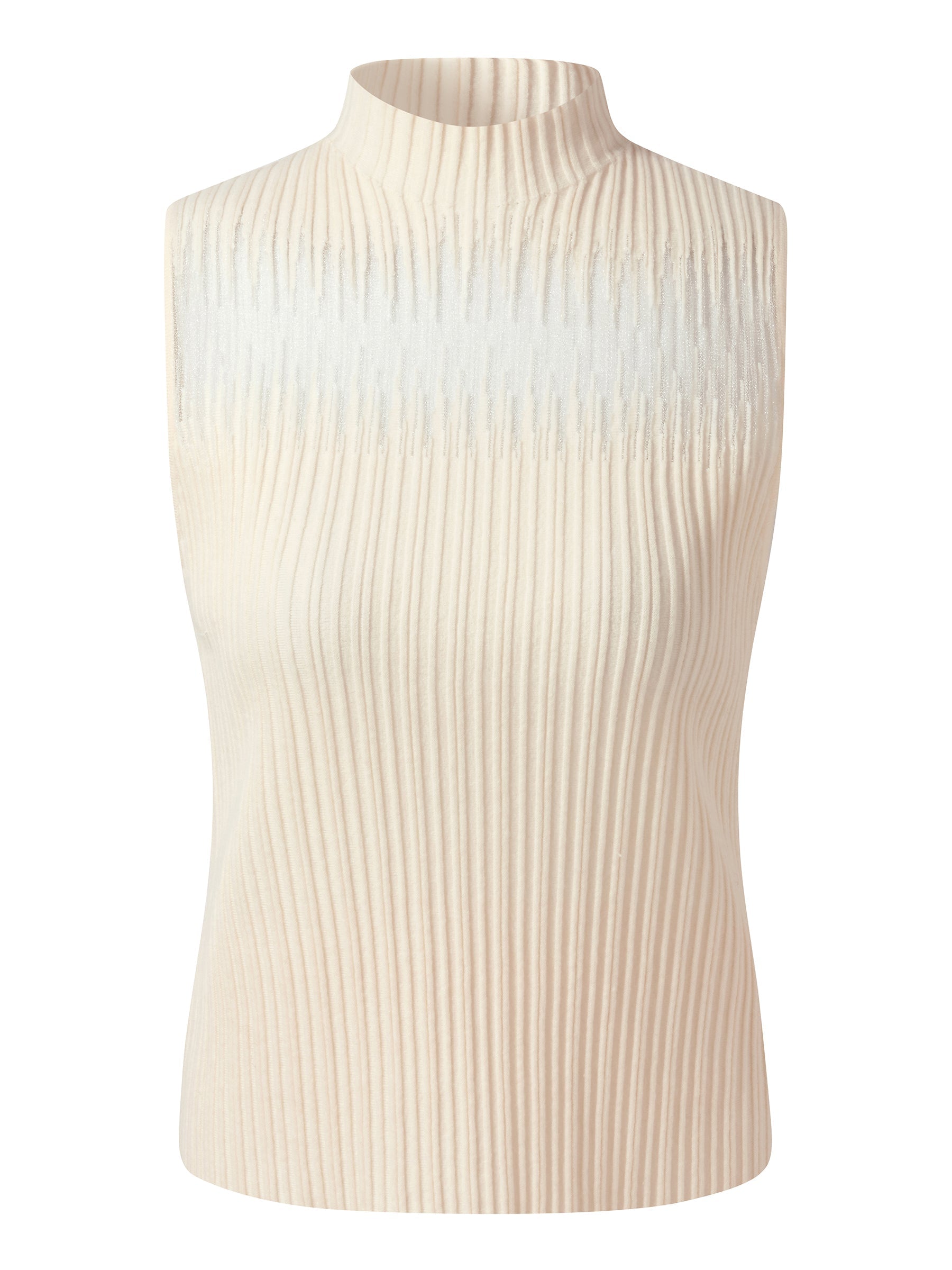 Women's Knit Top with Mock Collar in Tencel Blend