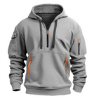 Ludomir – Long Sleeve Hooded Sweatshirt with Multiple Pockets