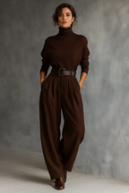 Melian | Jumpsuit with Roll Neck