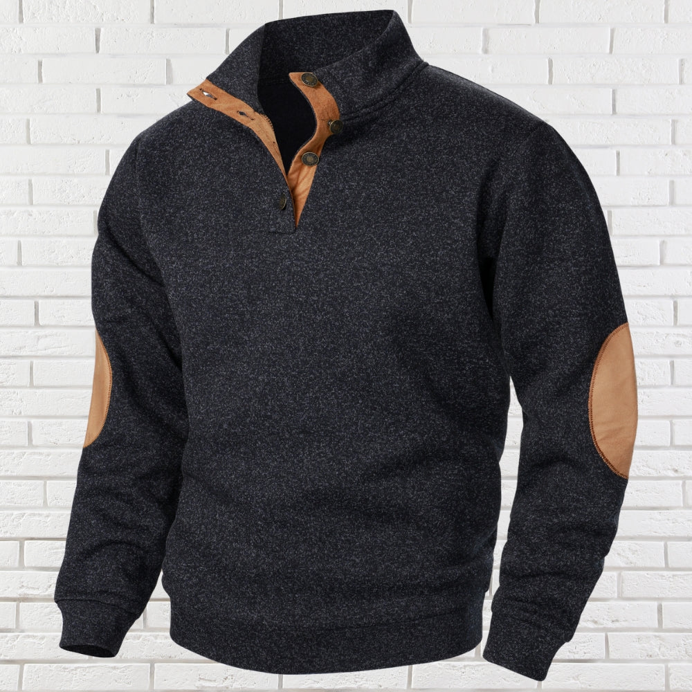 Harry - Pullover with Stand-Up Collar