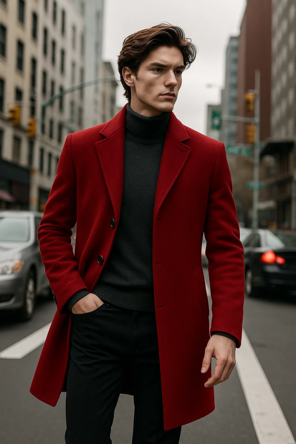 Karlo | Single-Breasted Solid Colour Jacket