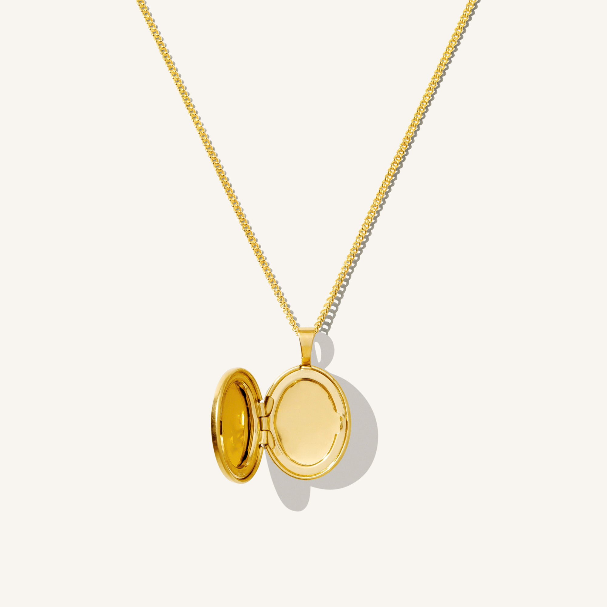 Necklace with Oval Locket