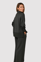 Lara | Knitted Loungewear Set with Roll Neck