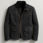 Flame | Suede Jacket with Pockets
