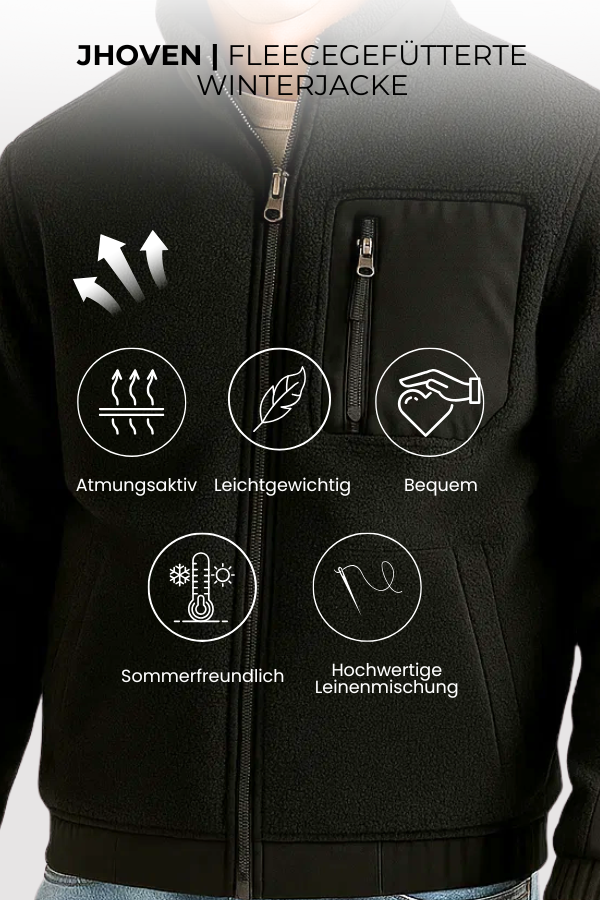 Jhoven | Fleece-Lined Winter Jacket