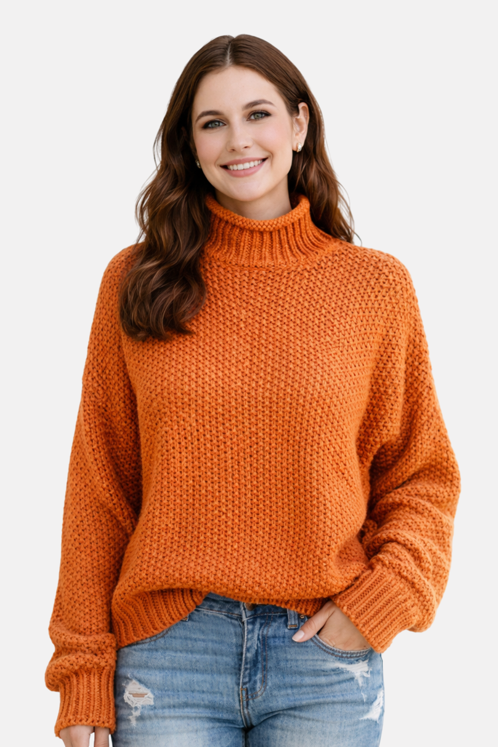 Olivia | High Neck Pullover