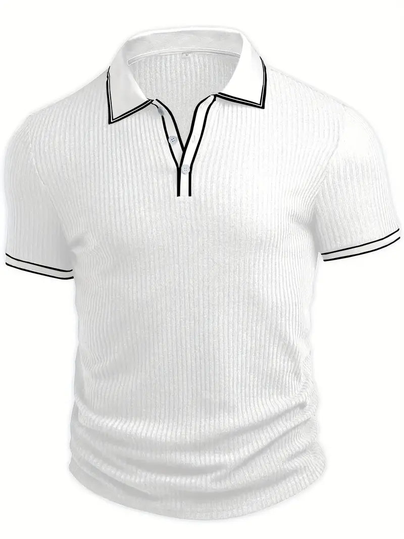 Orestis - Elegant Polo Shirt with Short Sleeves