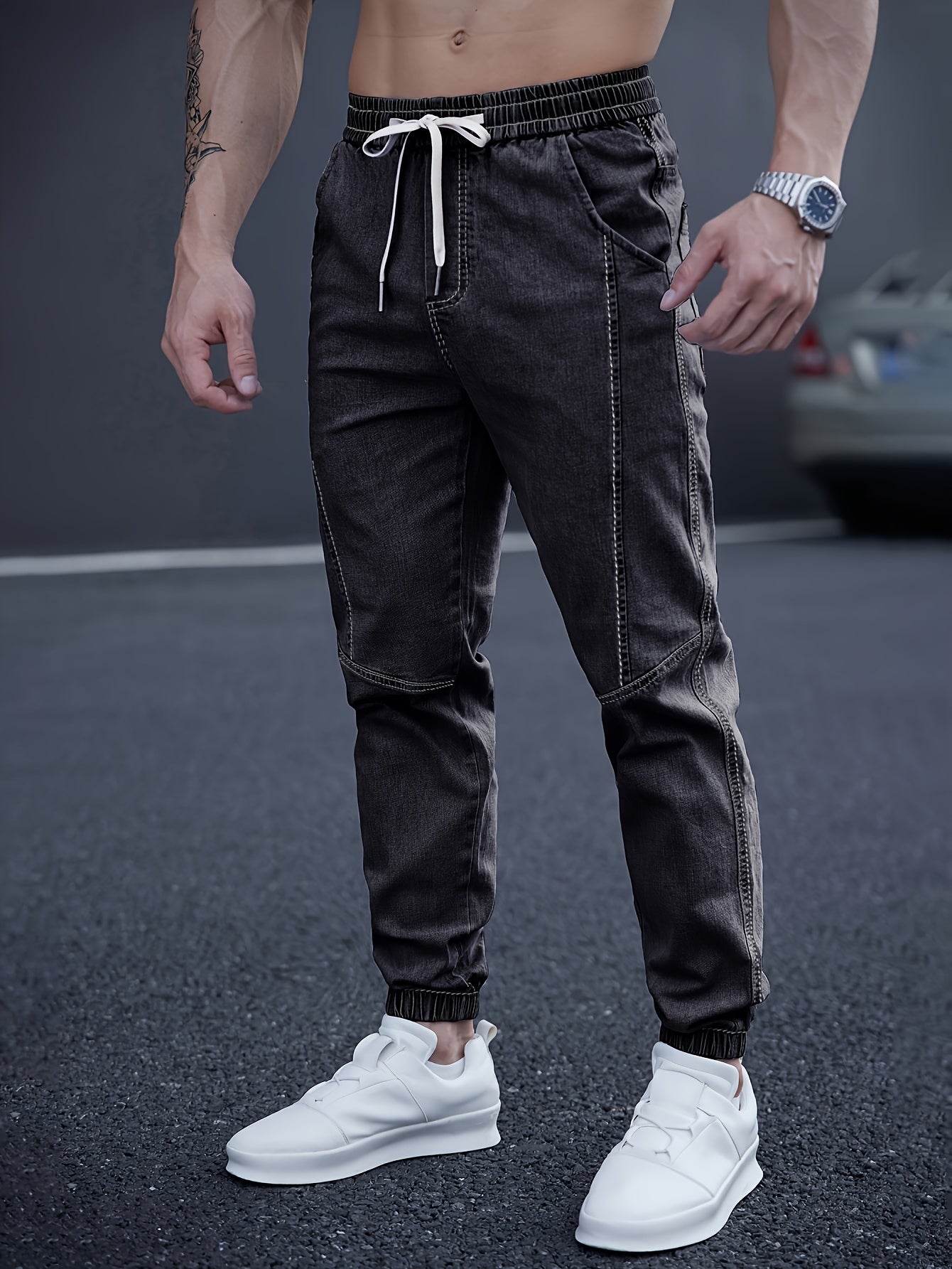 Trent Cargo Trousers with Side Pockets