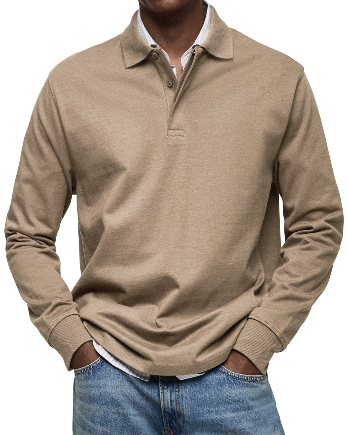 Conrad | Luxurious Long-sleeved Polo Shirt