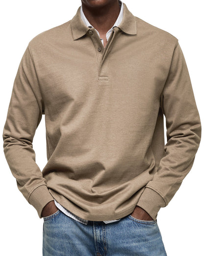 Conrad | Luxurious Long-sleeved Polo Shirt