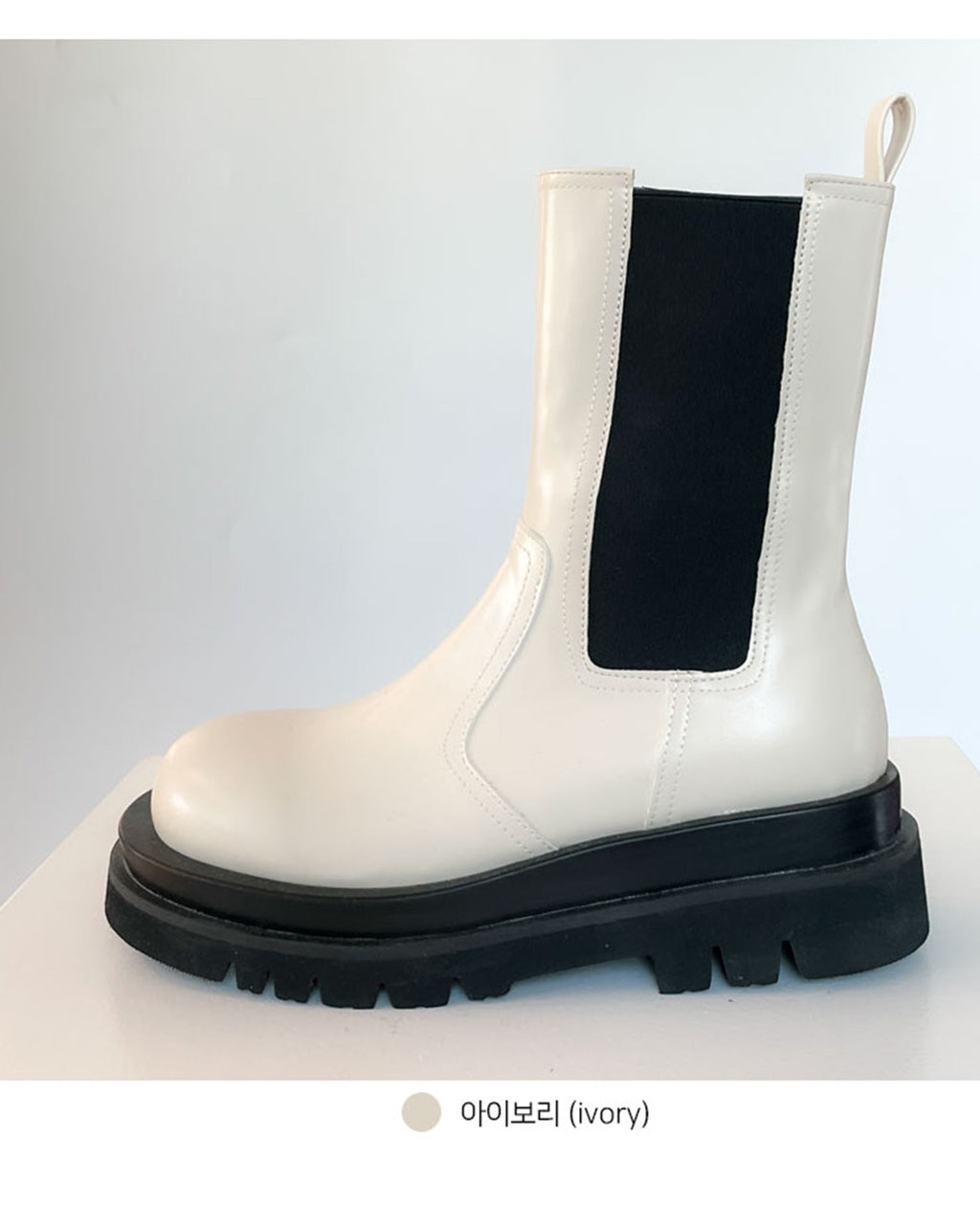 Elastic Wedge Ankle Zipper Boots CJ305