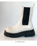 Elastic Wedge Ankle Zipper Boots CJ305