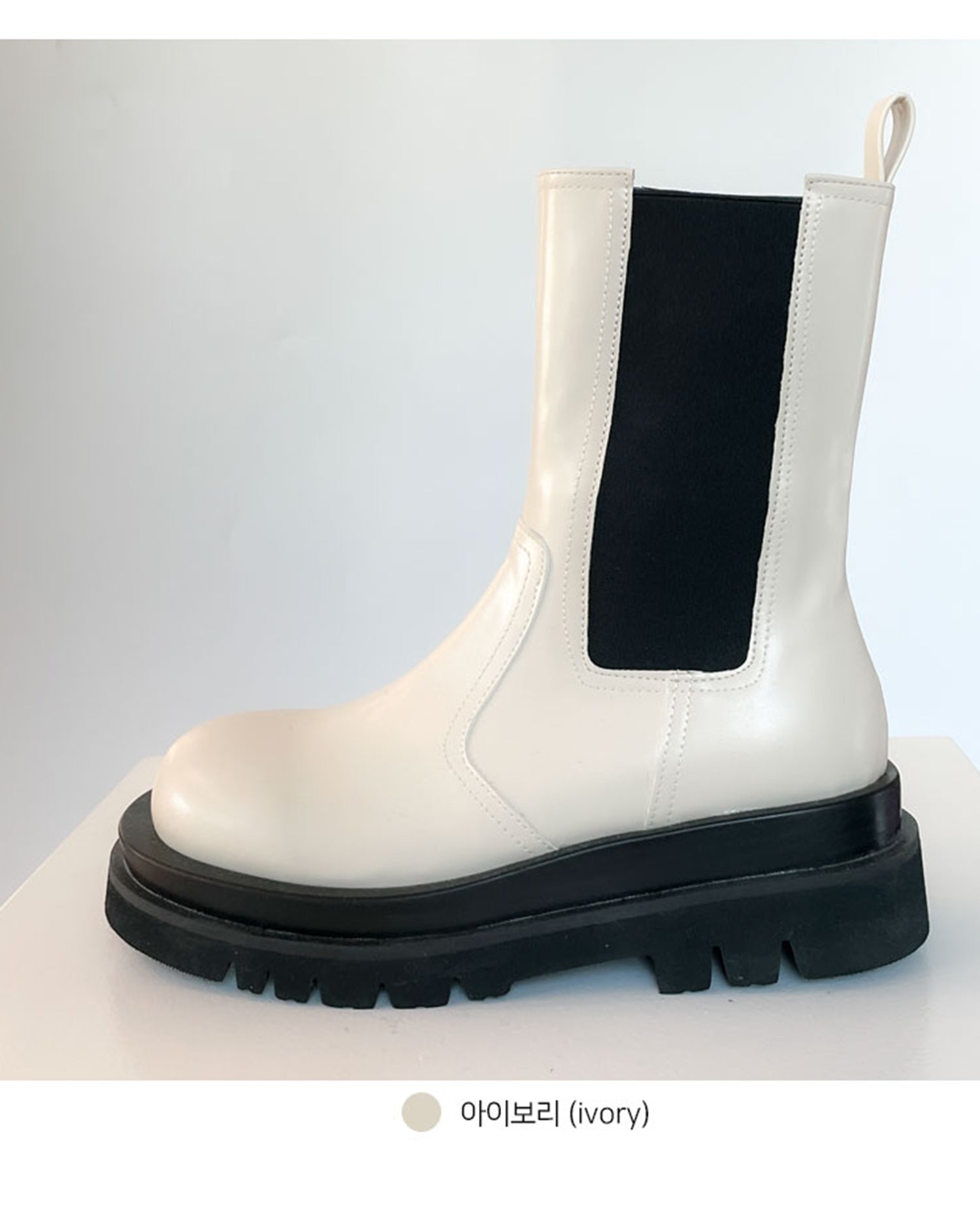 Elastic Wedge Ankle Zipper Boots CJ305