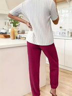 Pyjama Set Amore in Rib Velours