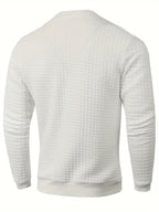 Andreas Herren Pullover – Boho Check, Langarm, Gemütlich